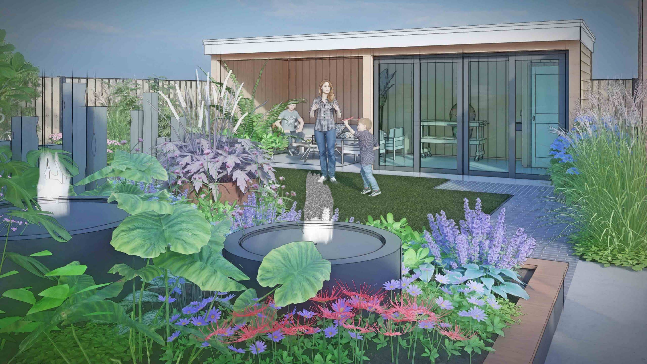 3D tuinontwerp en aanleg Van Rijn Tuinoplossingen Oisterwijk
